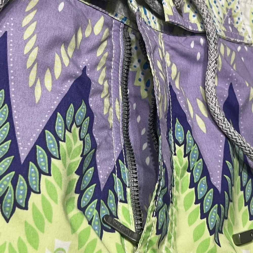 Vilebrequin Mens XL Geometric Pattern Drawstring Swim Trunks Lined 8